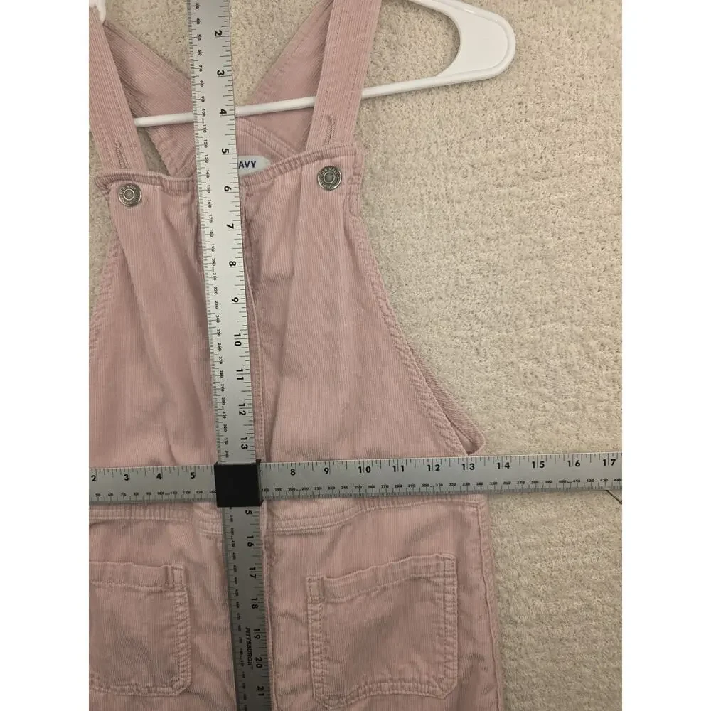 Old Navy Girls Pink Corduroy Overall Mini Dress Size XL (12)